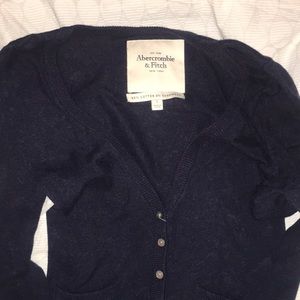 Abercrombie & Fitch cashmere blend button sweater